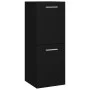 Badezimmerschrank-Set aus schwarzer Ingenieurholzmasse von , Badezimmermöbel - Ref: Foro24-3071181, Preis: 203,98 €, Rabatt: %
