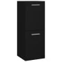 Badezimmerschrank-Set aus schwarzer Ingenieurholzmasse von , Badezimmermöbel - Ref: Foro24-3071361, Preis: 296,52 €, Rabatt: %