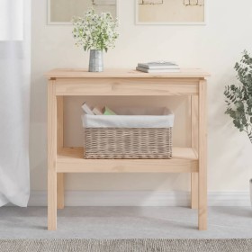 Massivholz-Konsolentisch aus Kiefer 80x40x75 cm von , Seitentische - Ref: Foro24-814304, Preis: 64,43 €, Rabatt: %