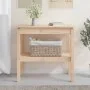 Solid pine wood console table 80x40x75 cm by , Side tables - Ref: Foro24-814304, Price: 63,94 €, Discount: %