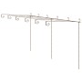 Antique brown garden pergola 6x3x2.5 m iron by vidaXL, Pergolas, arches and garden trellises - Ref: Foro24-313999, Price: 192...