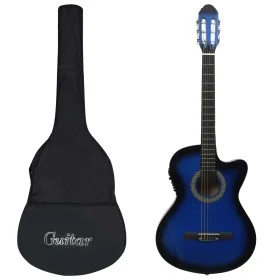 Westerngitarren-Set, 12-teilig mit Equalizer und 6 blauen Saiten. von , Gitarren - Ref: Foro24-70141, Preis: 113,20 €, Rabatt: %