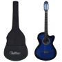 Set de guitarra occidental 12 pzas ecualizador y 6 cuerdas azul de , Guitarras - Ref: Foro24-70141, Precio: 115,00 €, Descuen...