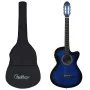 Set de guitarra occidental 12 pzas ecualizador y 6 cuerdas azul de , Guitarras - Ref: Foro24-70141, Precio: 115,36 €, Descuen...