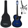 12-piece Western guitar set with equalizer and 6 blue strings by , Guitars - Ref: Foro24-70141, Price: 113,20 €, Discount: %