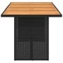 Mesa de jardín superficie madera acacia ratán negro 190x80x75cm de , Mesas de jardín - Ref: Foro24-365600, Precio: 223,29 €, ...