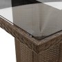 Set de mesa y sillas jardín 7 pzas con cojines ratán PE marrón by , Garden sets - Ref: Foro24-3276921, Price: 839,73 €, Disco...