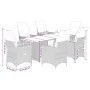 Set de mesa y sillas jardín 7 pzas con cojines ratán PE marrón by , Garden sets - Ref: Foro24-3276921, Price: 876,54 €, Disco...