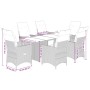 Set de mesa y sillas jardín 7 pzas con cojines ratán PE marrón by , Garden sets - Ref: Foro24-3276921, Price: 839,73 €, Disco...