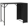 Juego de comedor de jardín plegable 5 piezas ratán PE negro by , Garden sets - Ref: Foro24-365944, Price: 167,66 €, Discount: %