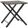 Juego de comedor de jardín plegable 5 piezas ratán PE gris by , Garden sets - Ref: Foro24-365946, Price: 168,40 €, Discount: %