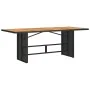 Set de comedor de jardín 9 pzas y cojines ratán sintético negro by , Garden sets - Ref: Foro24-3276690, Price: 1,00 €, Discou...