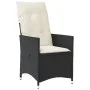 Set de comedor de jardín 9 pzas y cojines ratán sintético negro by , Garden sets - Ref: Foro24-3276690, Price: 1,00 €, Discou...