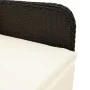 Set de mesa y sillas de jardín 7 pzas y cojines ratán PE negro von , Gartensets - Ref: Foro24-3277133, Preis: 1,00 €, Rabatt: %