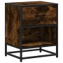 Mesita de noche madera de ingeniería roble ahumado 40x31x50 cm by , Nightstands - Ref: Foro24-848688, Price: 42,53 €, Discoun...