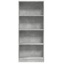 Estantería de madera de ingeniería gris hormigón 60x24x143 cm von , Bücherregale und Regale - Ref: Foro24-857815, Preis: 53,4...