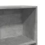 Estantería de madera de ingeniería gris hormigón 60x24x143 cm de , Librerías y estanterías - Ref: Foro24-857815, Precio: 52,7...
