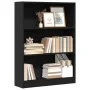 Estantería de madera de ingeniería negra 80x24x109 cm von , Bücherregale und Regale - Ref: Foro24-857836, Preis: 54,58 €, Rab...