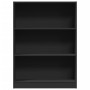 Estantería de madera de ingeniería negra 80x24x109 cm von , Bücherregale und Regale - Ref: Foro24-857836, Preis: 57,08 €, Rab...