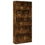 Estantería madera de ingeniería roble ahumado 80x24x176 cm de , Librerías y estanterías - Ref: Foro24-857857, Precio: 77,72 €...