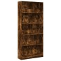 Estantería madera de ingeniería roble ahumado 80x24x176 cm von , Bücherregale und Regale - Ref: Foro24-857857, Preis: 80,24 €...