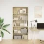 Estantería de madera de ingeniería roble Sonoma 80x24x176 cm de , Librerías y estanterías - Ref: Foro24-857855, Precio: 73,02...