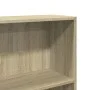 Estantería de madera de ingeniería roble Sonoma 80x24x176 cm de , Librerías y estanterías - Ref: Foro24-857855, Precio: 73,02...