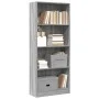 Estantería de madera de ingeniería gris Sonoma 60x24x143 cm by , Bookcases and shelves - Ref: Foro24-857817, Price: 53,42 €, ...