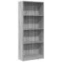 Estantería de madera de ingeniería gris Sonoma 60x24x143 cm by , Bookcases and shelves - Ref: Foro24-857817, Price: 53,42 €, ...