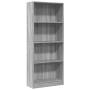 Estantería de madera de ingeniería gris Sonoma 60x24x143 cm by , Bookcases and shelves - Ref: Foro24-857817, Price: 54,06 €, ...