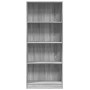 Estantería de madera de ingeniería gris Sonoma 60x24x143 cm by , Bookcases and shelves - Ref: Foro24-857817, Price: 54,06 €, ...