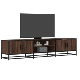 Mueble para TV madera de ingeniería roble marrón 180x35x41 cm by , TV Furniture - Ref: Foro24-3300779, Price: 109,99 €, Disco...