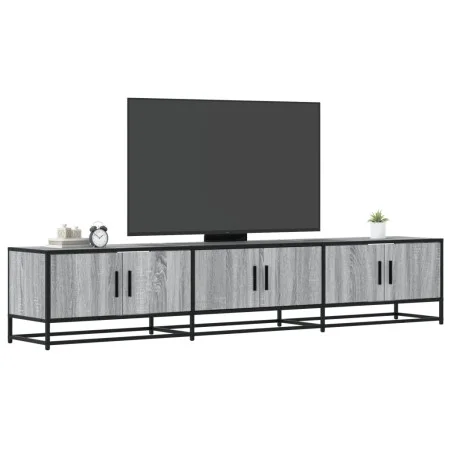 Mueble para TV madera de ingeniería gris Sonoma 210x35x41 cm by , TV Furniture - Ref: Foro24-3300793, Price: 124,12 €, Discou...