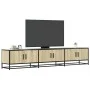 Mueble para TV madera de ingeniería roble Sonoma 210x35x41 cm by , TV Furniture - Ref: Foro24-3300791, Price: 121,73 €, Disco...