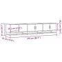Mueble para TV madera de ingeniería roble Sonoma 210x35x41 cm by , TV Furniture - Ref: Foro24-3300791, Price: 121,73 €, Disco...