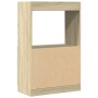 Aparador alto madera ingeniería roble Sonoma 63x33x100 cm by , Bookcases and shelves - Ref: Foro24-855099, Price: 57,00 €, Di...