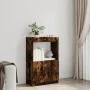 Aparador de madera de ingeniería roble ahumado 63x33x100 c von , Bücherregale und Regale - Ref: Foro24-855101, Preis: 55,96 €...