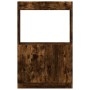 Aparador de madera de ingeniería roble ahumado 63x33x100 c by , Bookcases and shelves - Ref: Foro24-855101, Price: 56,65 €, D...