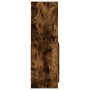 Aparador de madera de ingeniería roble ahumado 63x33x100 c by , Bookcases and shelves - Ref: Foro24-855101, Price: 56,65 €, D...