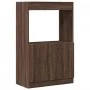 Aparador de madera de ingeniería marrón roble 63x33x100 cm de , Librerías y estanterías - Ref: Foro24-855103, Precio: 57,92 €...