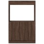 Aparador de madera de ingeniería marrón roble 63x33x100 cm von , Bücherregale und Regale - Ref: Foro24-855103, Preis: 58,50 €...