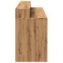 Escritorio con LED madera ingeniería roble artisian 160x55x91cm by , Desks - Ref: Foro24-3309437, Price: 183,61 €, Discount: %