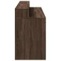 Escritorio con LED madera ingeniería marrón roble 160x55x91 cm by , Desks - Ref: Foro24-3309435, Price: 186,19 €, Discount: %
