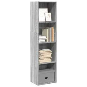 Estantería de madera de ingeniería gris Sonoma 40x30x152 cm by , Bookcases and shelves - Ref: Foro24-857881, Price: 54,32 €, ...