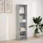 Estantería de madera de ingeniería gris Sonoma 40x30x152 cm de , Librerías y estanterías - Ref: Foro24-857881, Precio: 54,32 ...