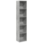Estantería de madera de ingeniería gris hormigón 40x30x189 cm von , Bücherregale und Regale - Ref: Foro24-857888, Preis: 58,6...