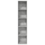 Estantería de madera de ingeniería gris hormigón 40x30x189 cm von , Bücherregale und Regale - Ref: Foro24-857888, Preis: 58,6...