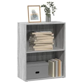 Estantería de madera de ingeniería gris Sonoma 60x30x77 cm by , Bookcases and shelves - Ref: Foro24-857895, Price: 35,07 €, D...