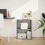 Estantería de madera de ingeniería gris Sonoma 60x30x77 cm by , Bookcases and shelves - Ref: Foro24-857895, Price: 35,05 €, D...
