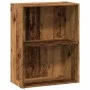 Estantería madera de ingeniería color envejecido 60x30x77 cm de , Librerías y estanterías - Ref: Foro24-857897, Precio: 34,52...